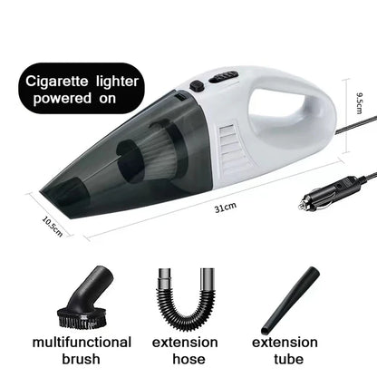 Wireless Car Vacuum Cleaner Handheld Car Vacuum Cleaner Home and Car Dual Purpose Wired Cleaner 3M Cigarette Lighter Power Cord